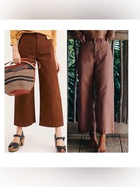 Free People Wide Leg Crop Pants
